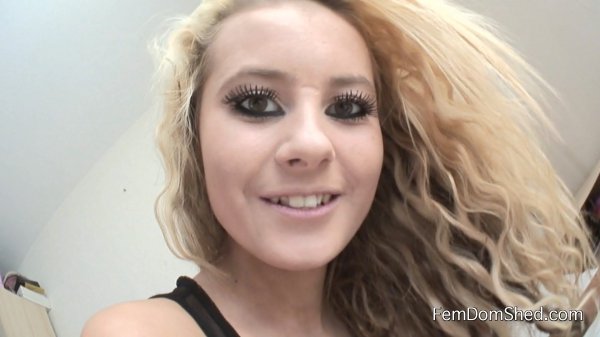 FemdomShed - Princess Brook - Blowing my nose and wiping my snot on your tongue