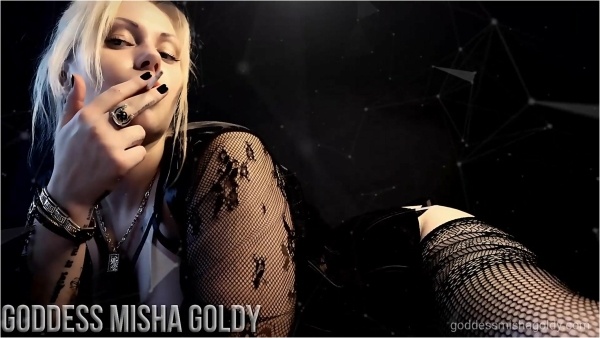 Mistress Misha Goldy - Your Smoking Fetish Addiction Need A Daily Fix